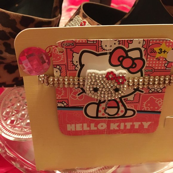 ADORABLE velvet paltform and matching chocker with crystal details ! - Picture 12 of 12